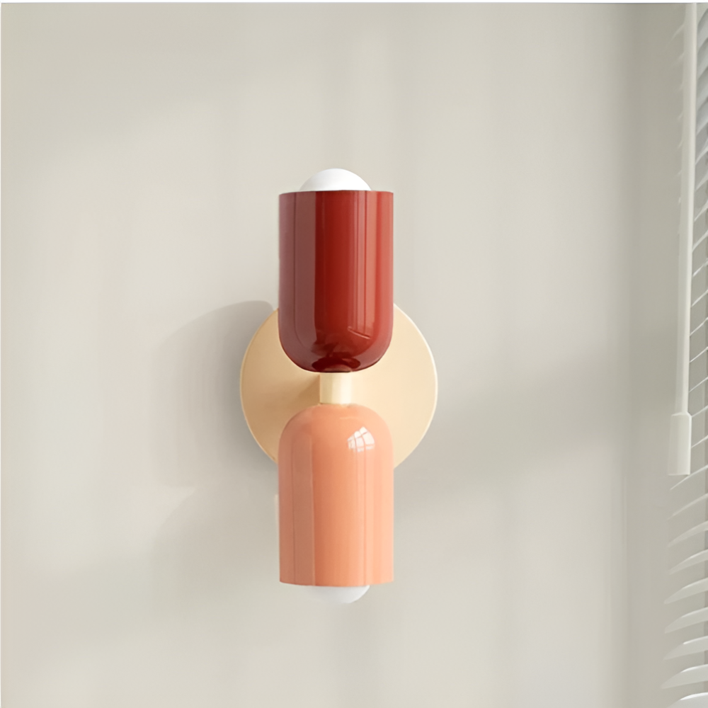 Vaste LED-wandlamp, eigentijds ontwerp met dubbelzijdige gloed