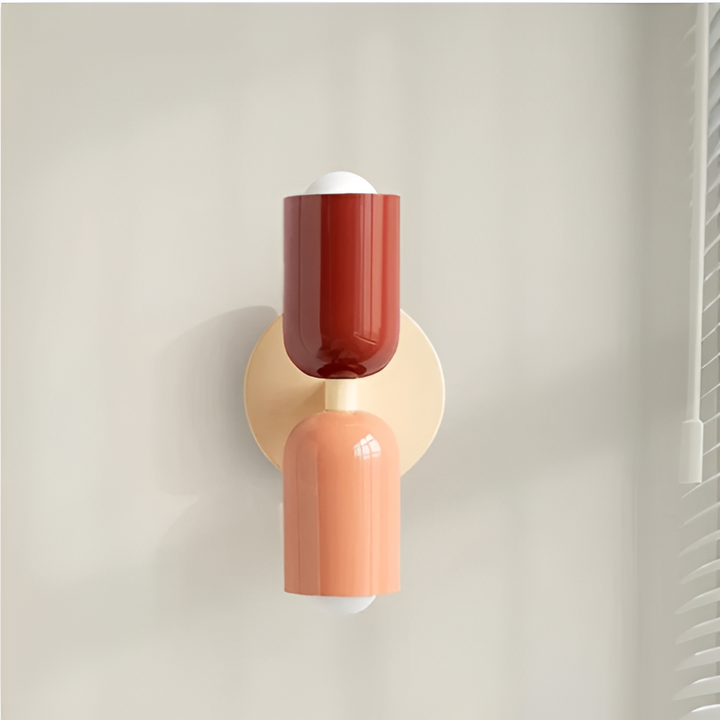 Vaste LED-wandlamp, eigentijds ontwerp met dubbelzijdige gloed