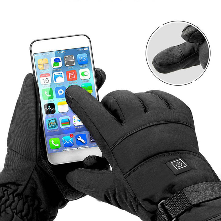 Oplaadbare verwarmde outdoorhandschoenen, waterdichte thermische handwarmers