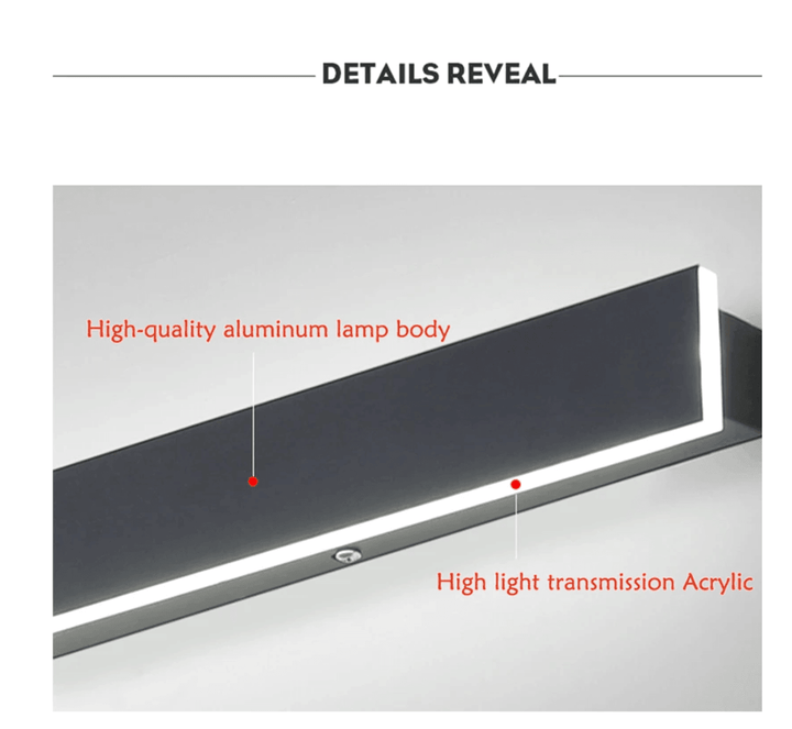 Strakke verticale LED-wandlamp – Elegantie voor buiten