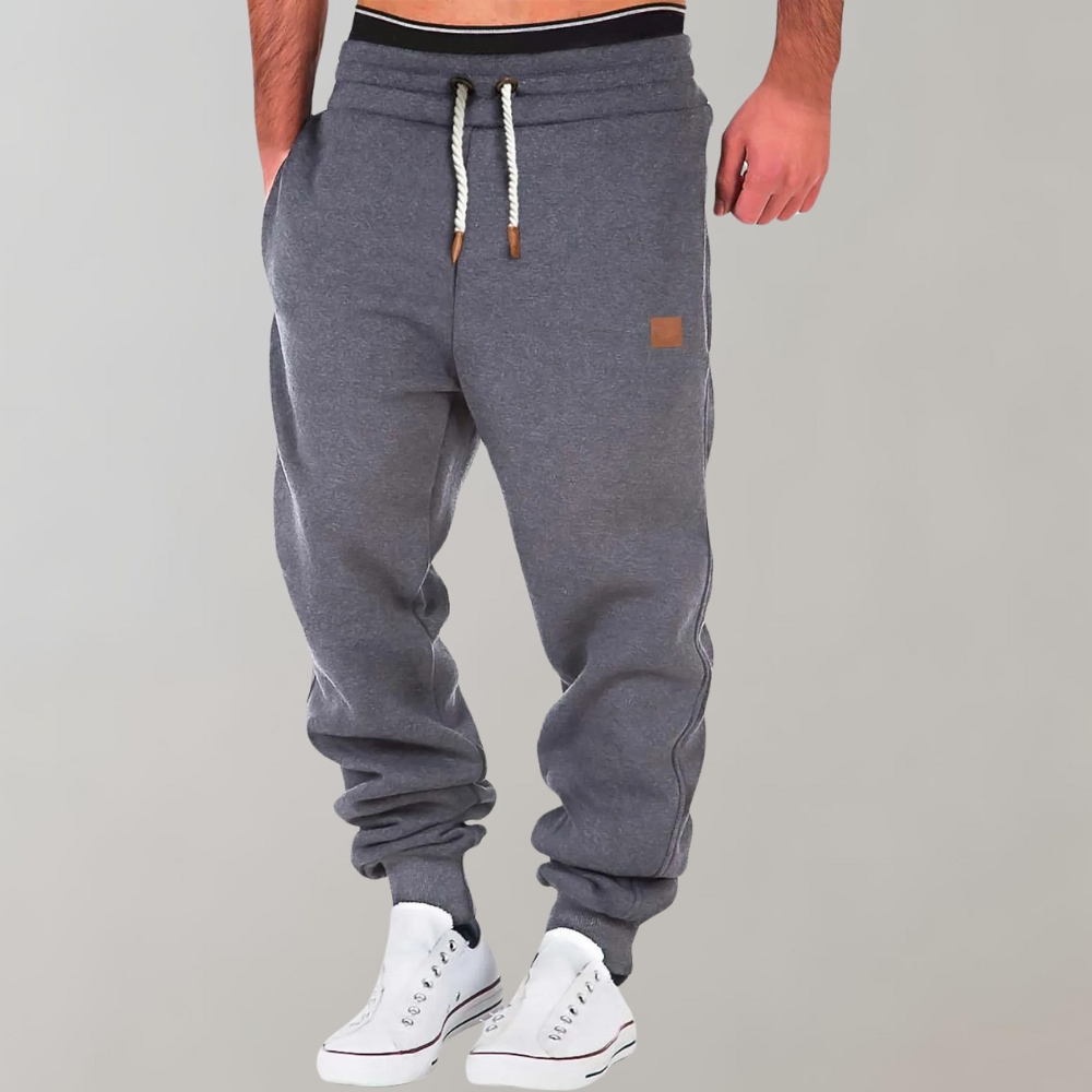 Herenjoggingbroek met losse pasvorm en trekkoord in de taille