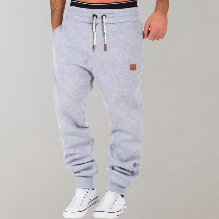 Herenjoggingbroek met losse pasvorm en trekkoord in de taille