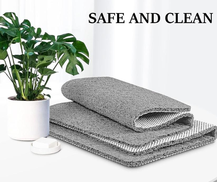 Antislip veilige douchemat met afvoer