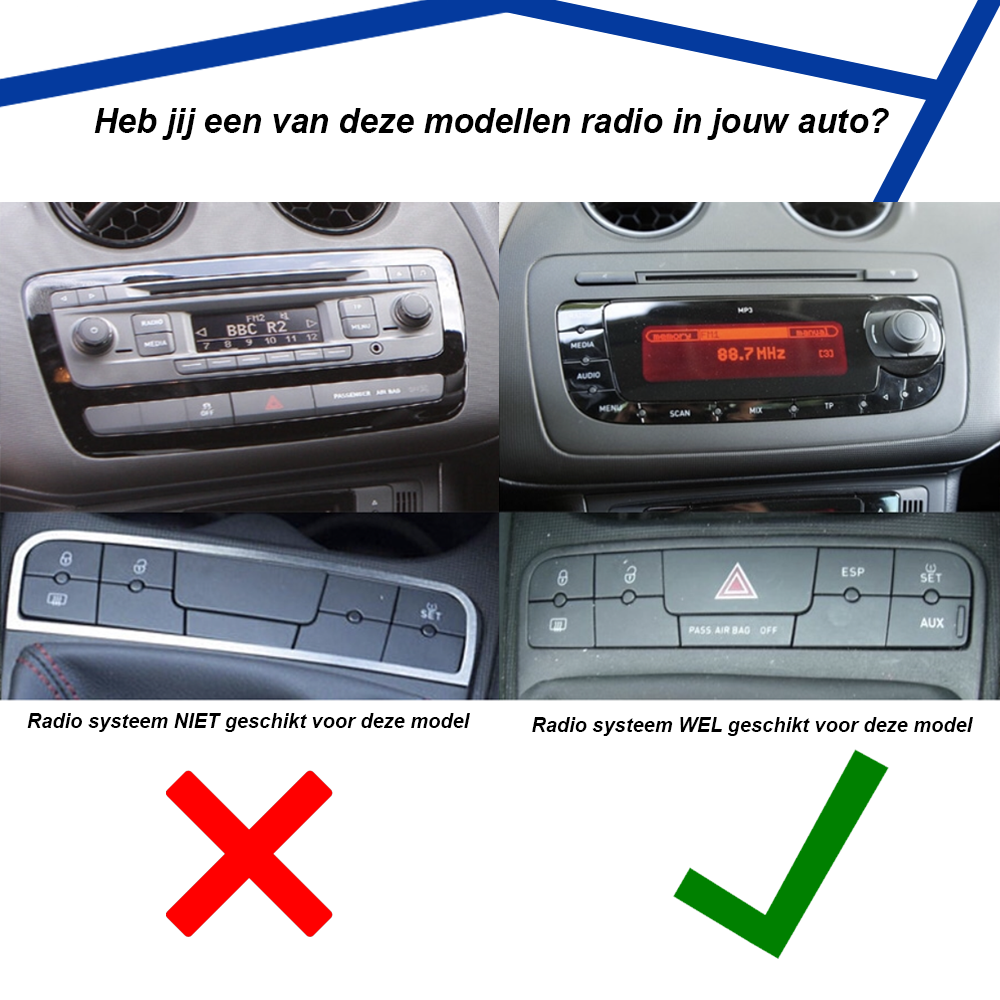 Seat Ibiza 6j | CarPlay & Android Auto | 7 inch | 2009-2013