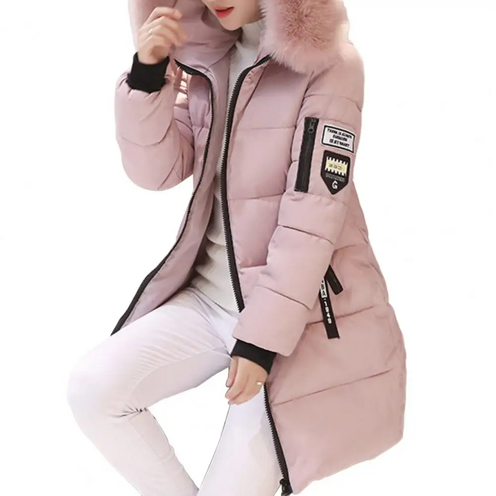 Comfortabele winddichte winterjas voor dames - Elinora