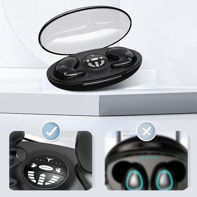 Draadloze Bluetooth-oordopjes, compact in-ear ontwerp voor slapen en dagelijks gebruik