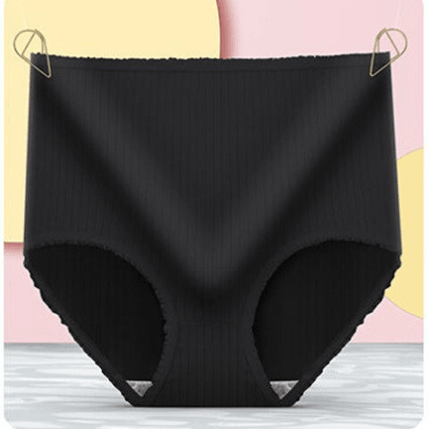 Lekvrije slips voor dames, 3 stuks – ademende geribbelde slips