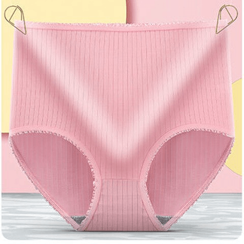 Lekvrije slips voor dames, 3 stuks – ademende geribbelde slips