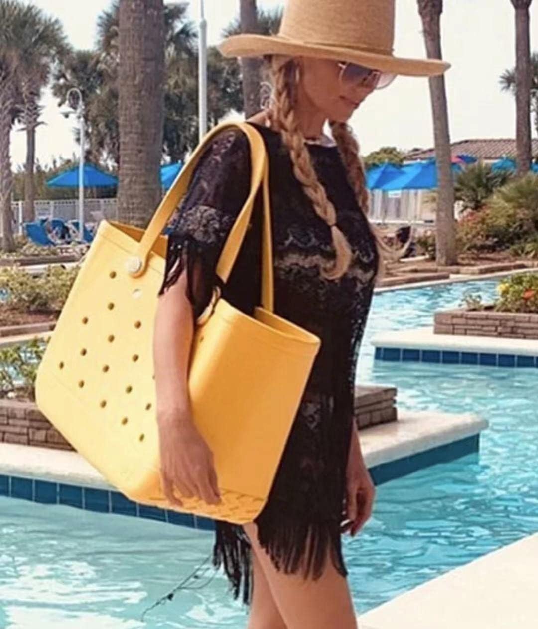 Wasbare EVA-strandtas voor dames – maat L