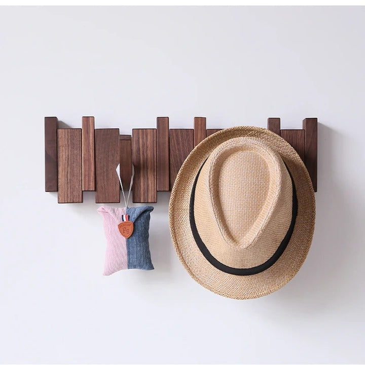 Piano-Kapstok van Hout – Elegante Wandorganizer voor de Hal