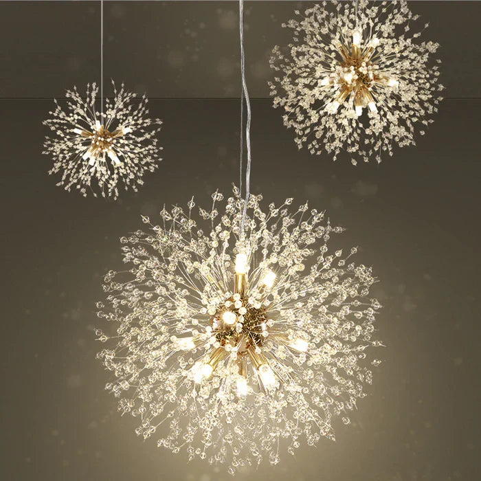Exclusieve Kroonluchter met Kristallen – Elegante Plafondlamp voor Verfijnde Interieurs