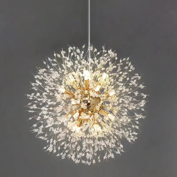 Exclusieve Kroonluchter met Kristallen – Elegante Plafondlamp voor Verfijnde Interieurs