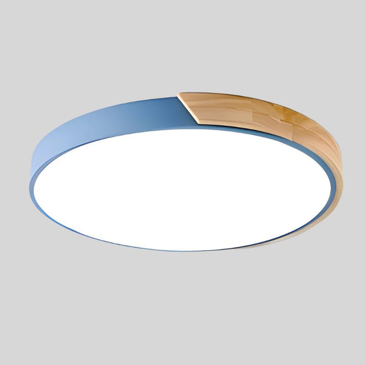 Dunne ronde plafondlamp, modern minimalistisch licht voor je huis