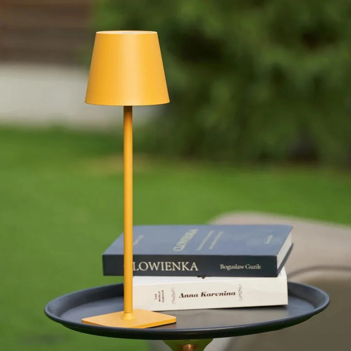 Hoge dimbare tafellamp, oplaadbare LED-lamp met aanraakbediening
