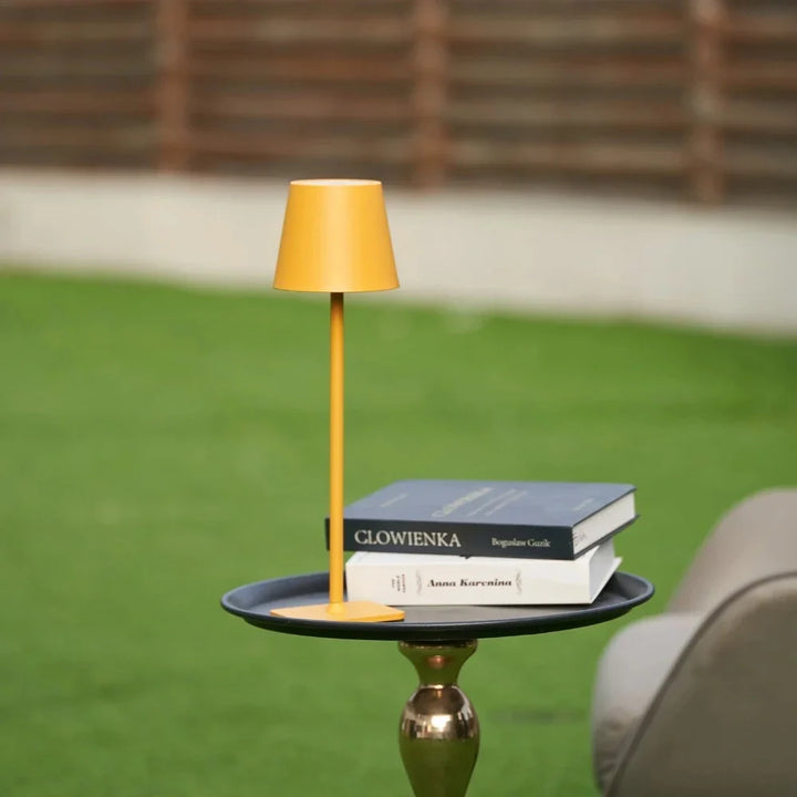 Hoge dimbare tafellamp, oplaadbare LED-lamp met aanraakbediening