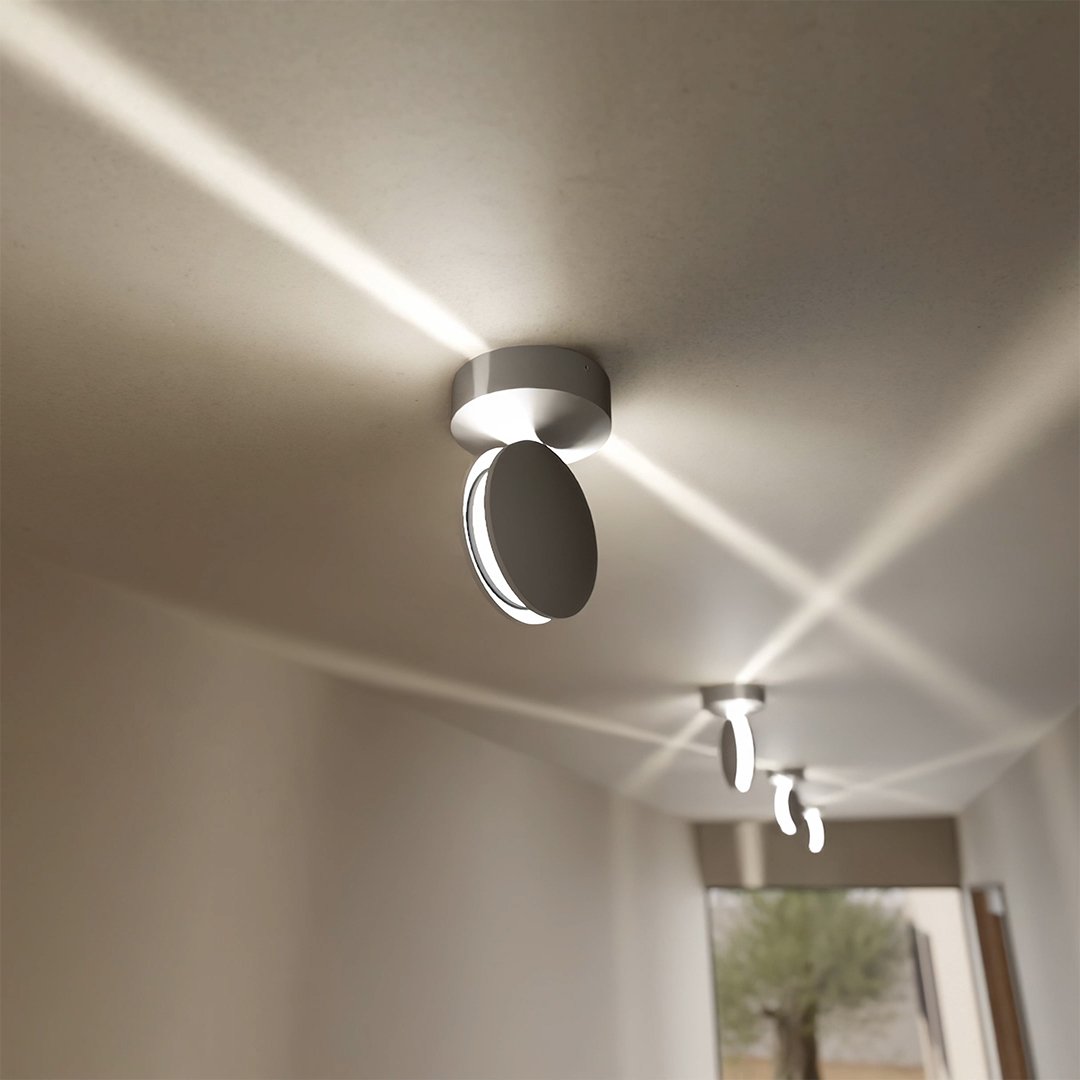 LED-wandlamp met spotfunctie | 360° draaibare lampkop | vierkante lichtkegel
