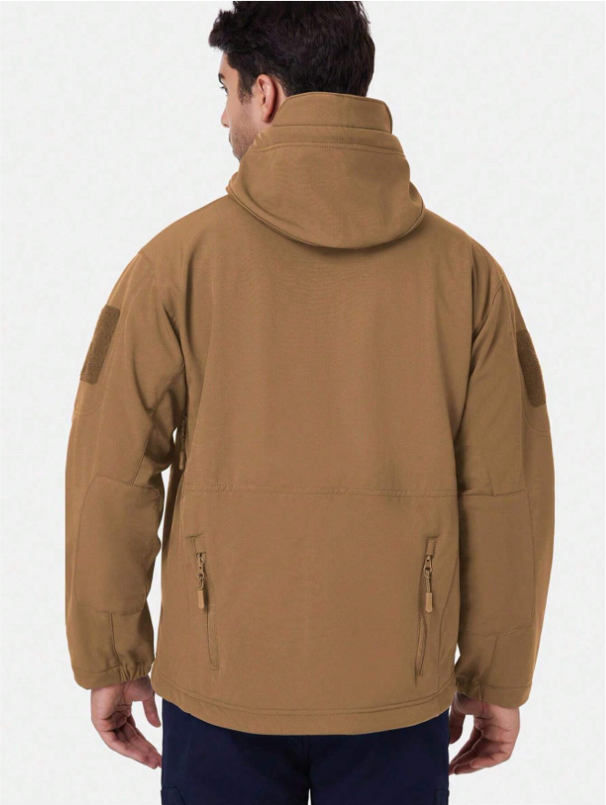 Waterdichte winddichte outdoorset van jas en broek met fleecevoering