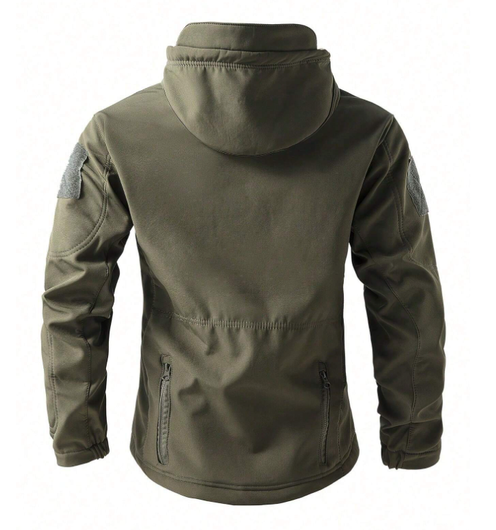 Waterdichte winddichte outdoorset van jas en broek met fleecevoering